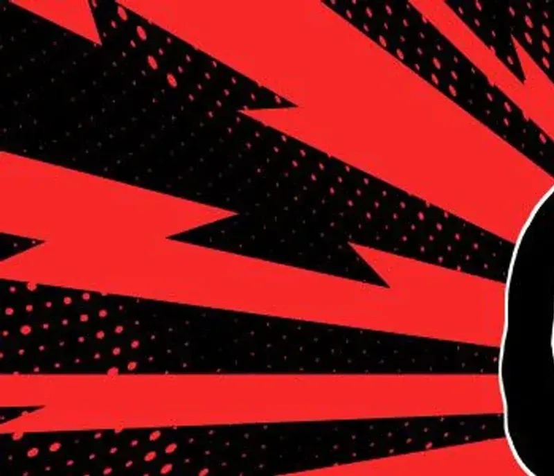 Fragment baneru Janusz Casino z czerwonym tłem – wpłaty BLIK